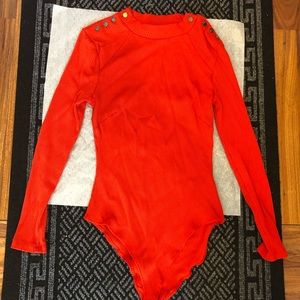 Red Body Suit (clip on bottom)